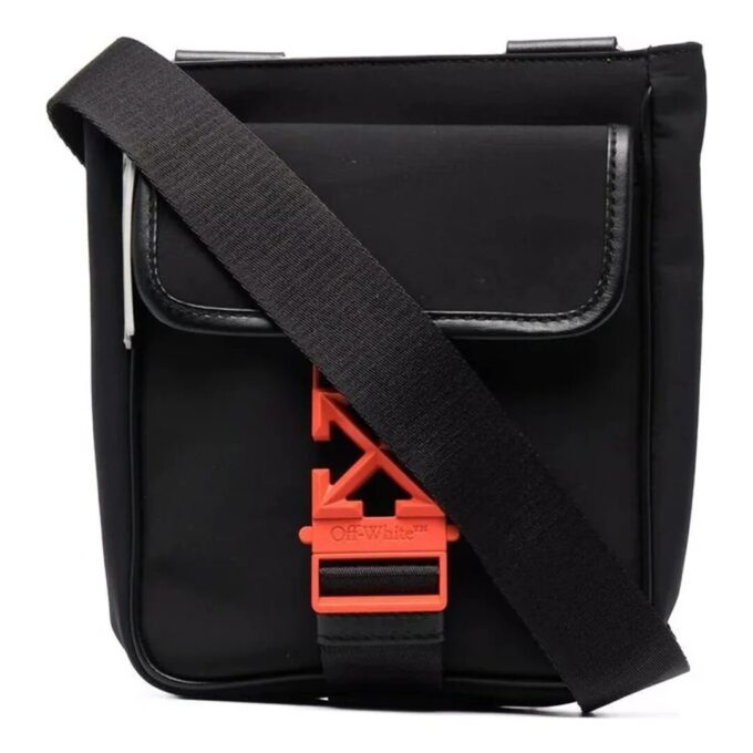 Bolso unisex Arrow de un solo hombro, negro