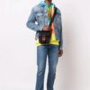 Bolso unisex Arrow de un solo hombro, negro