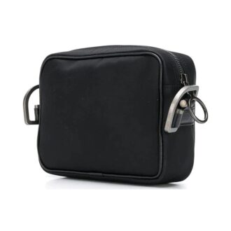 Bolsos de Hombro con logotipo impreso para hombre, negro/amarillo