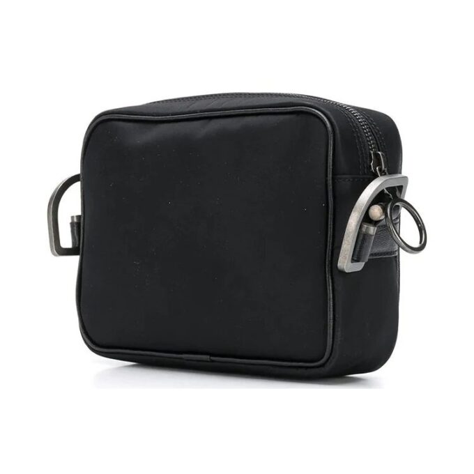 Bolsos de Hombro con logotipo impreso para hombre, negro/amarillo