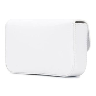 Bolsos de Hombro con logotipo industrial Blanco