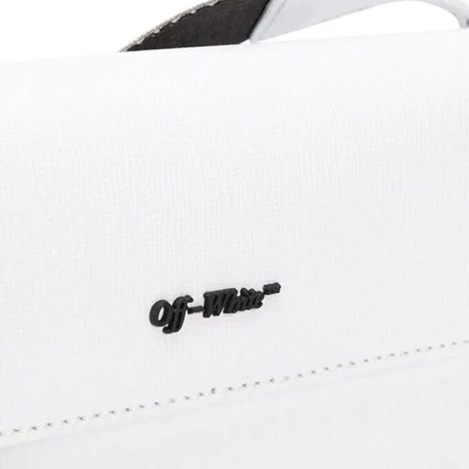 Bolsos de Hombro con logotipo industrial Blanco