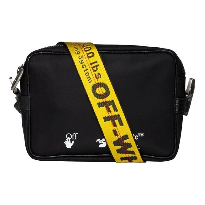 Bolsos de Hombro de estilo industrial Negro