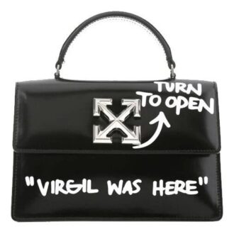 Bolsos de Mano Jitney Serie 1.4 LOGO metálico Cortex Virgil Graffiti Negro