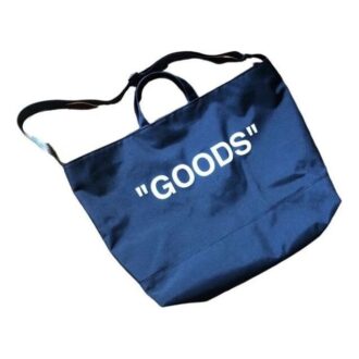 Bolsos Tote Quote GOODS «Azul y blanco»