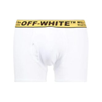Boxers clásicos industriales de tres en paquete con logotipo para hombre, temporada primavera-verano 2021, color blanco