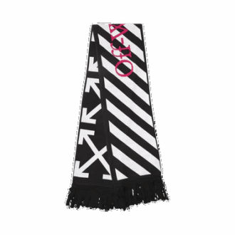 Bufanda Arrows «Negro, blanco y morado»
