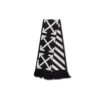 Bufanda clásica Cotton Icon Negro/Blanco