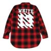 C/O VIRGIL 14SS Camisa unisex NegroRojo
