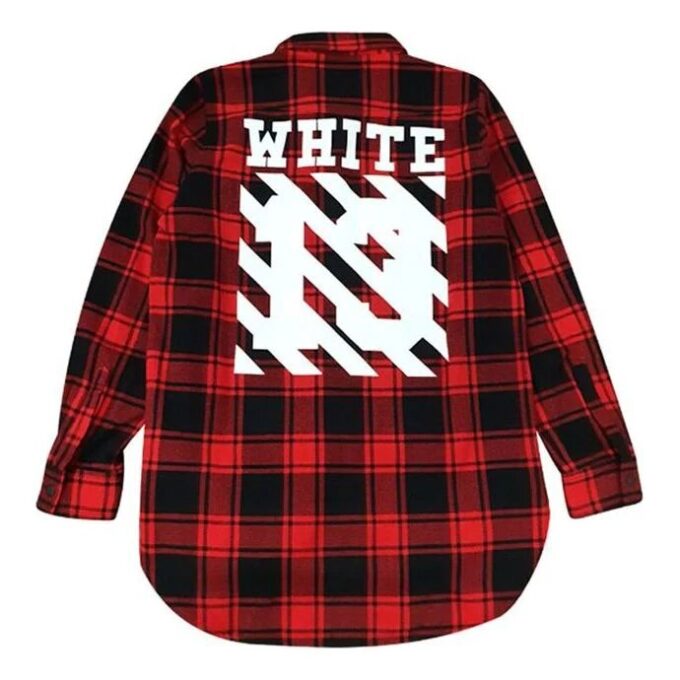 C/O VIRGIL 14SS Camisa unisex NegroRojo