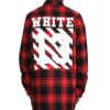 C/O VIRGIL 14SS Camisa unisex NegroRojo