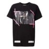 C O VIRGIL ABLO OW Pintura Manga Corta Negro Rosa
