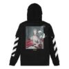 C/O Virgil Abloh Camiseta con capucha para hombre negra Diag Mariana