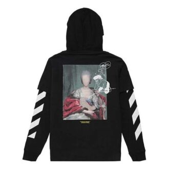 C/O Virgil Abloh Camiseta con capucha para hombre negra Diag Mariana