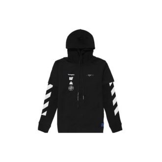 C/O Virgil Abloh Camiseta con capucha para hombre negra Diag Mariana