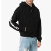 C/O Virgil Abloh Camiseta de hombre negra con calaveras en diagonal