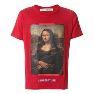 c/o VIRGIL ABLOH CAMISETA MONALISA SLIM FIT Mona Lisa Pantalones Cortos Rojo