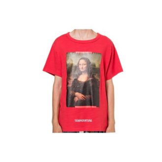 c/o VIRGIL ABLOH CAMISETA MONALISA SLIM FIT Mona Lisa Pantalones Cortos Rojo