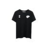 C/O Virgil Abloh Camiseta negra de hombre con corte a mano