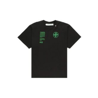 C/O Virgil Abloh Camiseta negra de hombre con formas de arco