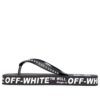 c/o virgil abloh chanclas industriales en blanco y negro para hombre