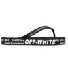 c/o virgil abloh chanclas industriales en blanco y negro para hombre