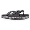 c/o virgil abloh chanclas industriales en blanco y negro para hombre