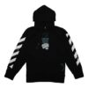 c/o virgil abloh chaqueta para hombre negra con flechas que gotean incompiuto