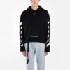 C/o Virgil Abloh Diag Temperature Cropped para hombre, negro