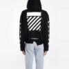 C/o Virgil Abloh Diag Temperature Cropped para hombre, negro