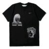 C/O VIRGIL ABLOH Estampado de caracteres pequeños, pantalones cortos, versión estándar, negro
