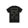 C/O VIRGIL ABLOH Estampado de caracteres pequeños, pantalones cortos, versión estándar, negro
