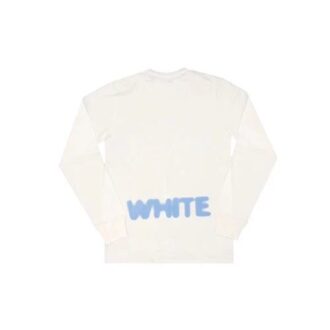 C O VIRGIL ABLOH FW Camiseta de manga larga «White Blue»