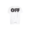 C O VIRGIL ABLOH FW CUT Camiseta de manga corta con letras Blanco