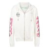 c/o virgil abloh hombre blanco estarcido diagonales cremallera