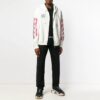 c/o virgil abloh hombre blanco estarcido diagonales cremallera