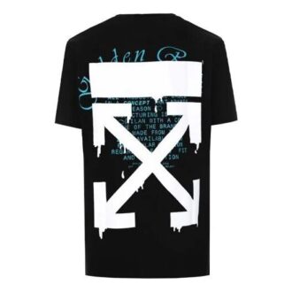 C/O Virgil Abloh Hombre Negro Fibonacci Dripping Arrows Slim