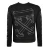 C O Virgil Abloh Jersey 3D Diag Lines «Negro Blanco»