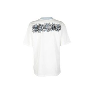 C O VIRGIL ABLOH Jersey de Pantalones Cortos con estampado de letras, blanco