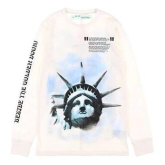 C O VIRGIL ABLOH Jersey Statue of Liberty «Negro, blanco y azul»
