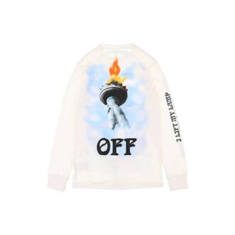 C O VIRGIL ABLOH Jersey Statue of Liberty «Negro, blanco y azul»