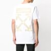 C/O Virgil Abloh Pantalón slim blanco con Tape Arrow