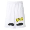 C O VIRGIL ABLOH Pantalones Cortos con rayas de tigre Blanco