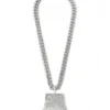 Cadena con flecha y strass