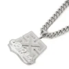 Cadena con flecha y strass