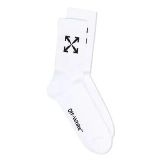 Calcetines de caña media Arrow Intarsia SS21 «Blanco»