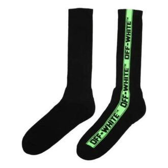 Calcetines de Industrial Belt fluorescentes «Negro Verde»