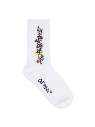 Calcetines medios con estampado floral