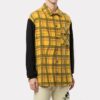Camisa a cuadros grande amarilla para hombre de Off-White