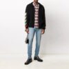 Camisa a cuadros Off-White para hombre SS21 con flecha en la espalda, color rojo